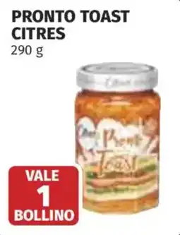 Ipercoop Pronto toast citres offerta