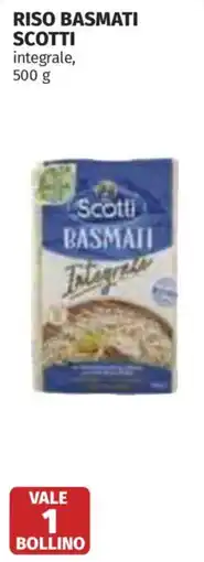 Ipercoop Riso basmati scotti integrale offerta
