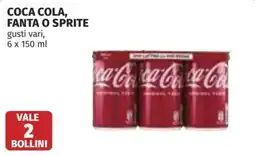 Ipercoop Coca cola, fanta o sprite offerta