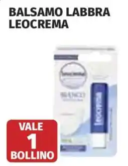 Ipercoop Balsamo labbra leocrema offerta