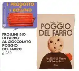 Italmark Frollini bio di farro al cioccolato poggio del farro offerta