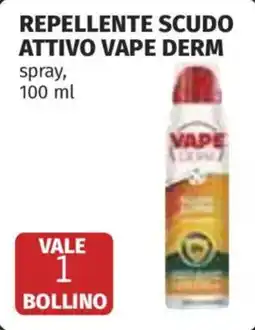 Ipercoop Repellente scudo attivo vape derm offerta