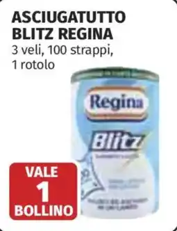 Ipercoop Asciugatutto blitz regina offerta