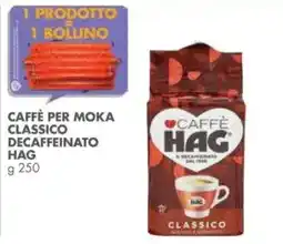 Italmark Caffè per moka classico decaffeinato caffè hag offerta