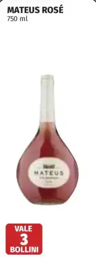 Ipercoop Mateus rosé offerta