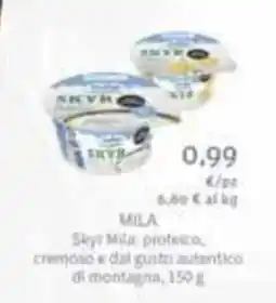 Ipercoop MILA Sky Mila proteico cremoso e dal gusto autentico di montagna offerta