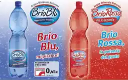 Ipercoop Acqua rossa o blu brio offerta