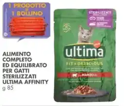 Italmark Alimento completo ed equilibrato per gatti sterilizzati ultima affinity offerta