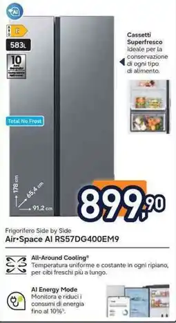 Unieuro Samsung Air Space Al RS57DG400EM9 offerta