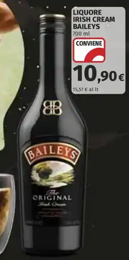 Ipercoop Liquore irish cream baileys offerta