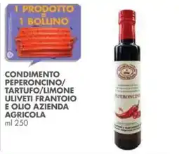 Italmark Condimento peperoncino/ tartufo/limone uliveti frantoio e olio azienda agricola offerta