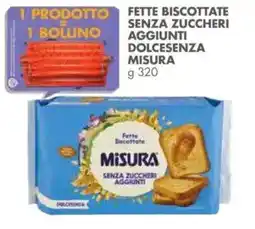 Italmark Fette biscottate senza zuccheri aggiunti dolcesenza misura offerta