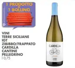 Italmark Vini terre siciliane igt zibibbo/frappato cantine pellegrino offerta