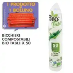 Italmark Bicchieri compostabili bio table offerta