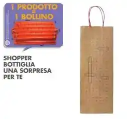 Italmark Shopper bottiglia una sorpresa per te offerta
