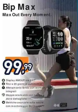Unieuro amazfit Bip Max offerta