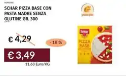 Prezzemolo e Vitale Schar pizza base con pasta madre senza glutine offerta