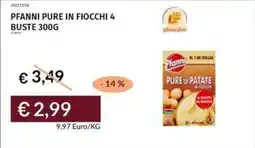 Prezzemolo e Vitale Pfanni pure in fiocchi 4 buste offerta
