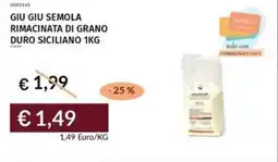 Prezzemolo e Vitale Giu giu semola rimacinata di grano duro siciliano offerta