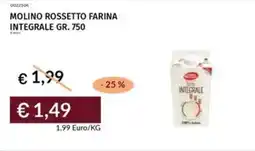 Prezzemolo e Vitale Molino rossetto farina integrale offerta