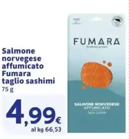 Sigma Salmone norvegese affumicato Fumara taglio sashimi offerta