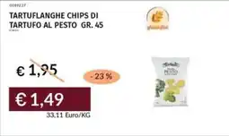 Prezzemolo e Vitale Tartuflanghe chips di tartufo al pesto offerta