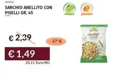 Prezzemolo e Vitale Sarchio anellito con piselli offerta