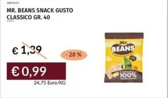 Prezzemolo e Vitale Mr. beans snack gusto classico offerta