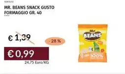Prezzemolo e Vitale Mr. beans snack gusto formaggio offerta