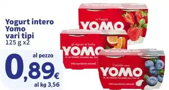 Sigma Yogurt intero Yomo offerta