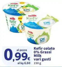 Sigma Kefir colato 0% Grassi Milk offerta
