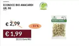 Prezzemolo e Vitale Econoce bio anacardi offerta