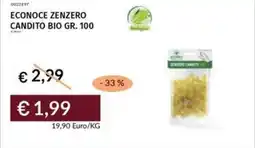 Prezzemolo e Vitale Econoce zenzero candito bio offerta