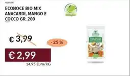 Prezzemolo e Vitale Econoce bio mix anacardi, mango e cocco offerta