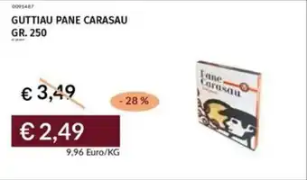 Prezzemolo e Vitale Guttiau pane carasau offerta