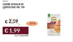 Prezzemolo e Vitale Cuore sfoglie di lenticchie offerta