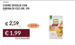 Prezzemolo e Vitale Cuore sfoglie con farina di ceci offerta