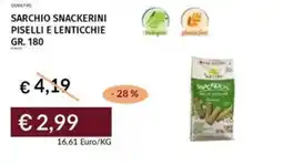 Prezzemolo e Vitale Sarchio snackerini piselli e lenticchie offerta