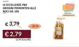 Prezzemolo e Vitale Le eccellenze p&v grissini piemontesi alle noci offerta