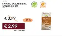 Prezzemolo e Vitale Sarchio snackerini al sesamo offerta