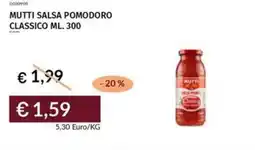 Prezzemolo e Vitale Mutti salsa pomodoro classico offerta