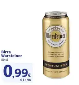 Sigma Birra Warsteiner offerta
