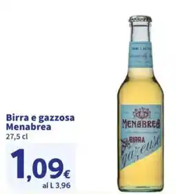 Sigma Birra e gazzosa Menabrea offerta