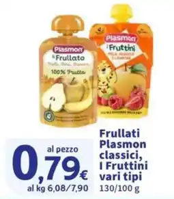Sigma Frullati Plasmon classici, I Fruttini offerta