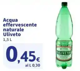 Sigma Acqua effervescente naturale Uliveto offerta