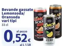 Sigma Bevande gassate Lemonsoda/ Oransoda offerta