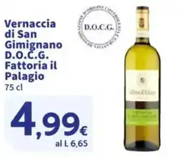 Sigma Vernaccia di San Gimignano D.O.C.G. Fattoria il Palagio offerta
