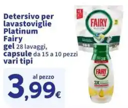Sigma Detersivo per lavastoviglie Platinum Fairy offerta