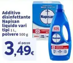 Sigma Additivo disinfettante Napisan offerta