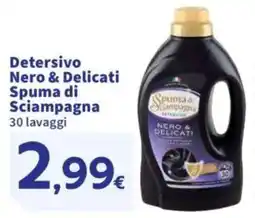 Sigma Detersivo Nero & Delicati Spuma di Sciampagna offerta